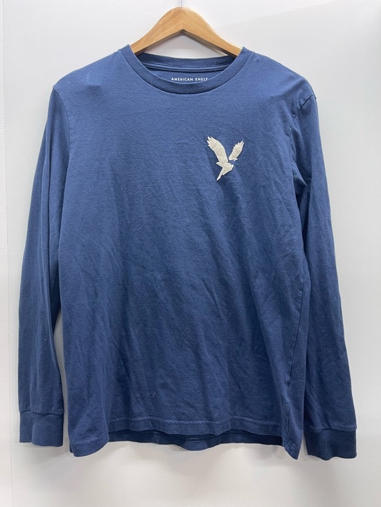 American Eagle Outfitters Other - American Eagle Outfitters Blue Long Sleeve Crewneck with White Eagle Logo